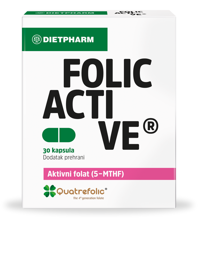 Dietpharm Folic Active , 30 kapsula (ROK:30.06.2023.)