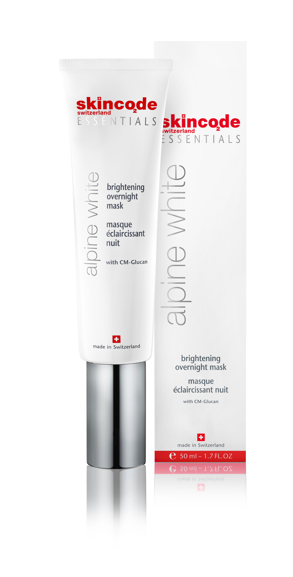 Skincode Alpine White noćna maska 50 ml
