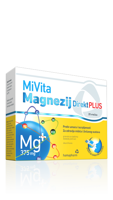 Hamapharm MiVita Magnezij Direkt Plus 20 vrećica