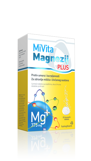 Hamapharm MiVita Magnezij PLUS 20 šumećih tableta