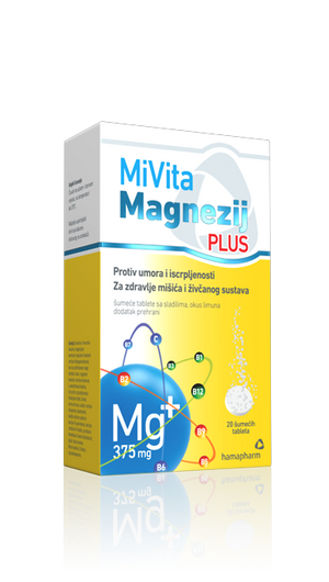 Hamapharm MiVita Magnezij PLUS 20 šumećih tableta
