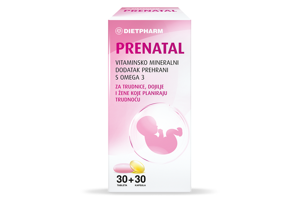 Dietpharm Prenatal 30 tableta + 30 kapsula