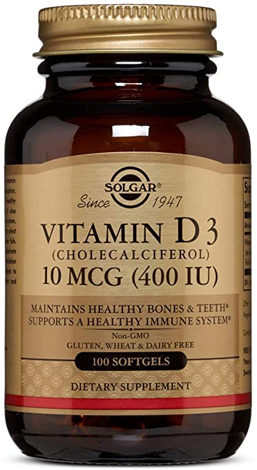 Solgar Vitamin D3 10mcg 100 kapsula