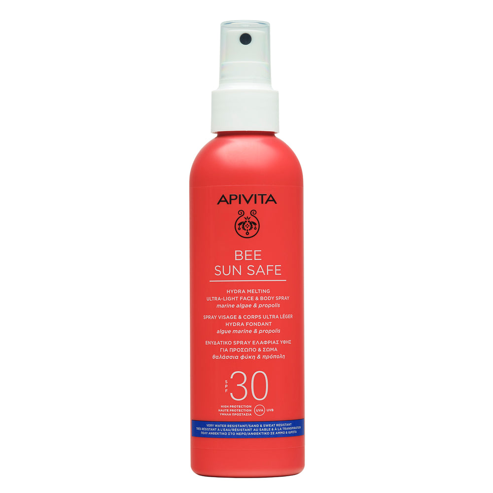 Apivita Bee sun Safe Ultra lagani sprej za lice i tijelo SPF30 200 ml