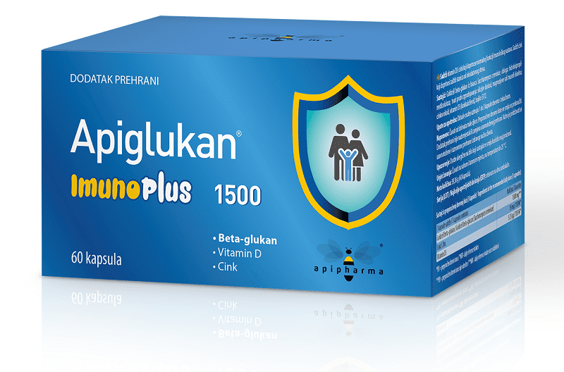 Apipharma Apiglukan Imuno Plus 1500 60 kapsula