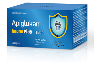 Apipharma Apiglukan Imuno Plus 1500 60 kapsula
