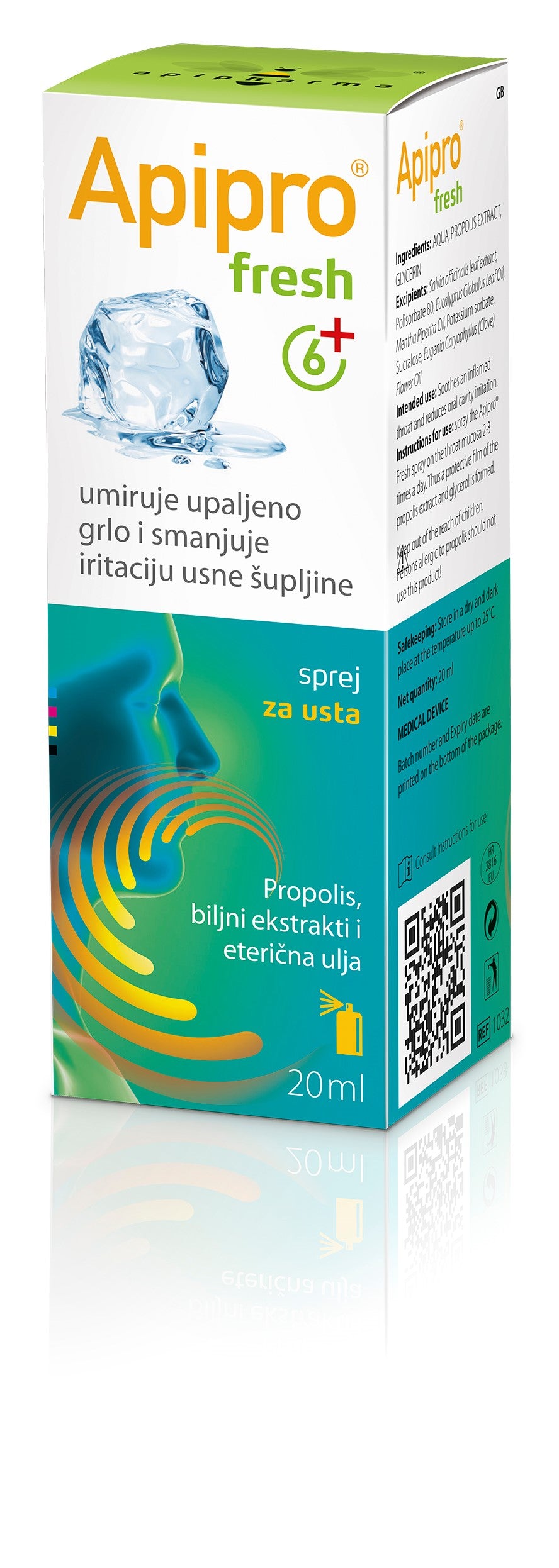 Apipharma Apipro Fresh sprej 20 ml