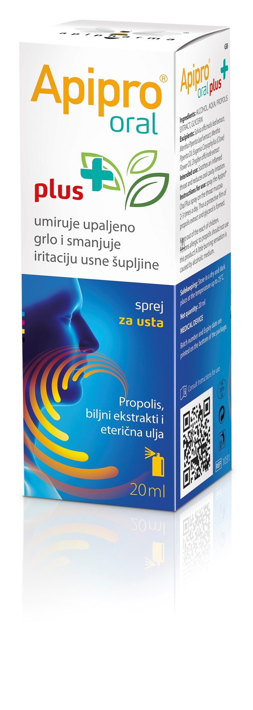 Apipharma Apipro Oral Plus sprej 20 ml