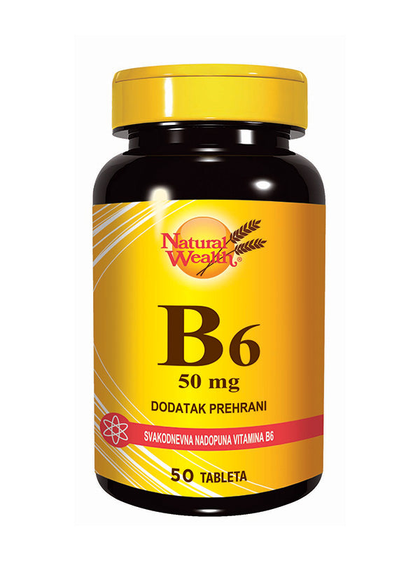 Natural Wealth B6 50 mg - 50 tableta