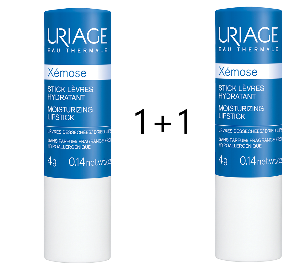 Uriage XEMOSE Stick za usne 4g 1+1 GRATIS