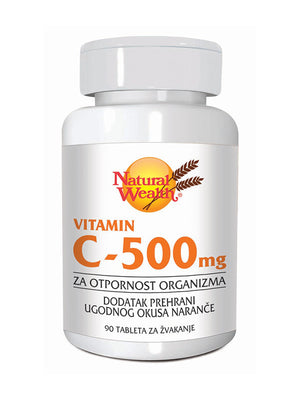 Natural Wealth Vitamin C 500 mg 90 tableta za žvakanje