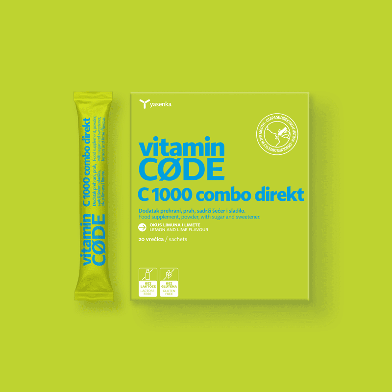 Yasenka Vitamine CODE C 1000 combo direkt 20 vrećica