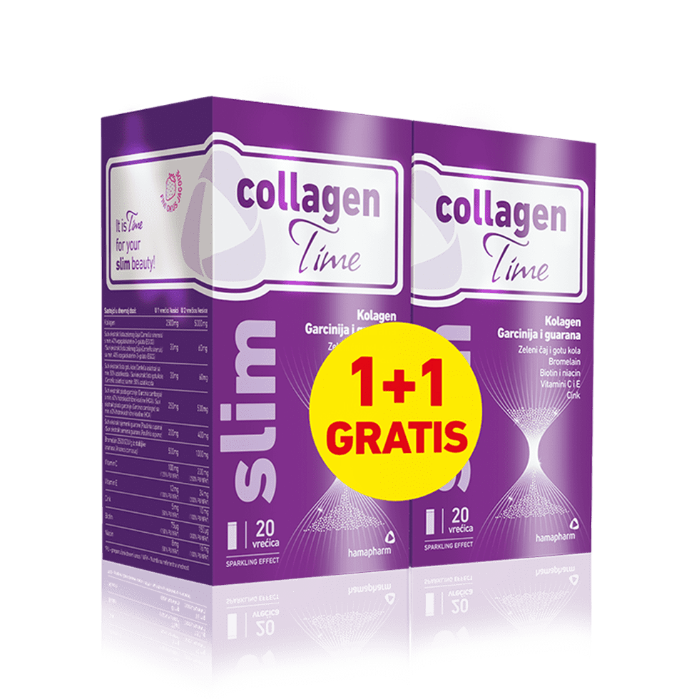 Hamapharm CollagenTime Slim 20 granula 1+1 GRATIS