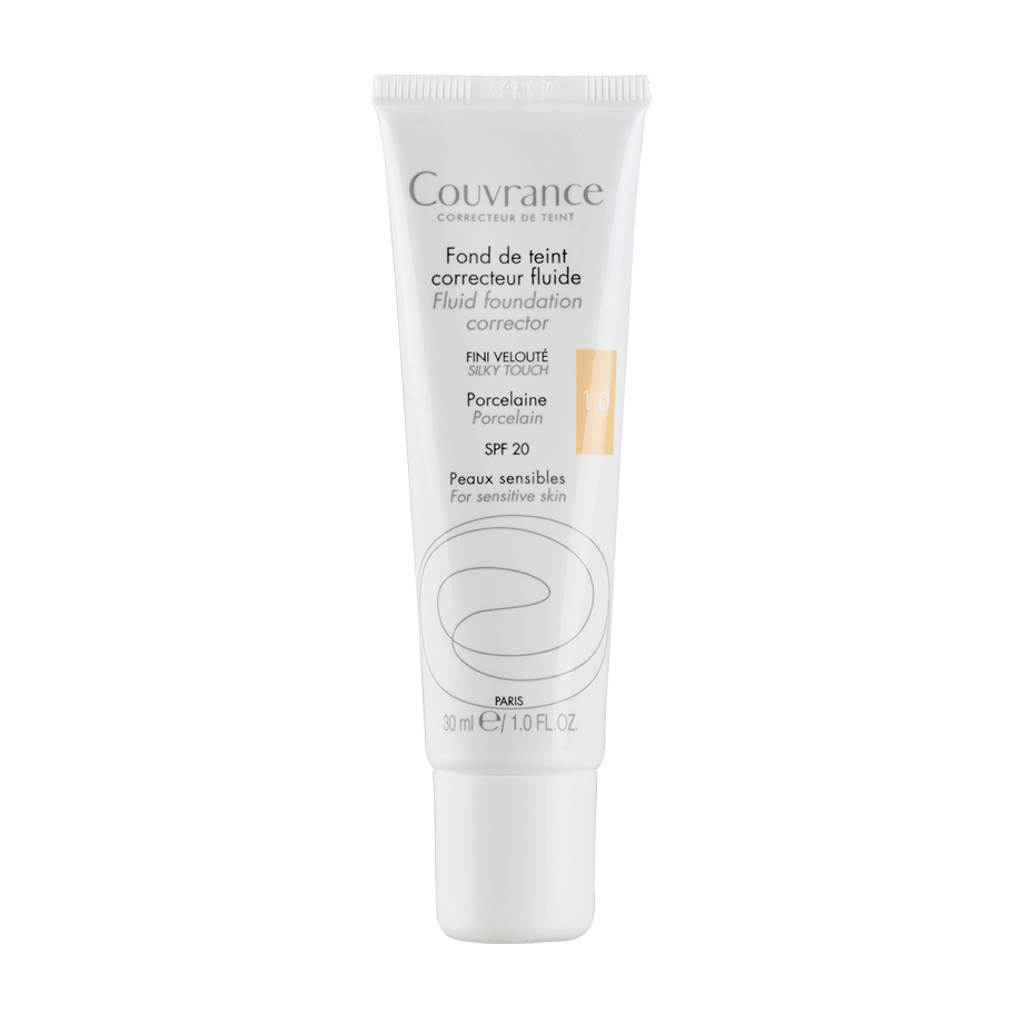 Avène Couvrance korektivni tekući puderi - SPF 20 Porcelaine (1.0) 30 ml