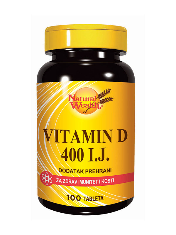 Natural Wealth Vitamin D 400 i.j. 100 tableta