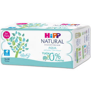 Hipp Babysanft Natural Aqua vlažne maramice 3x48 kom
