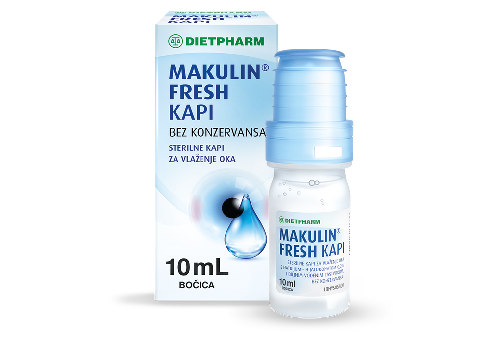 DIETPHARM Makulin Fresh kapi za oči, 10 ml