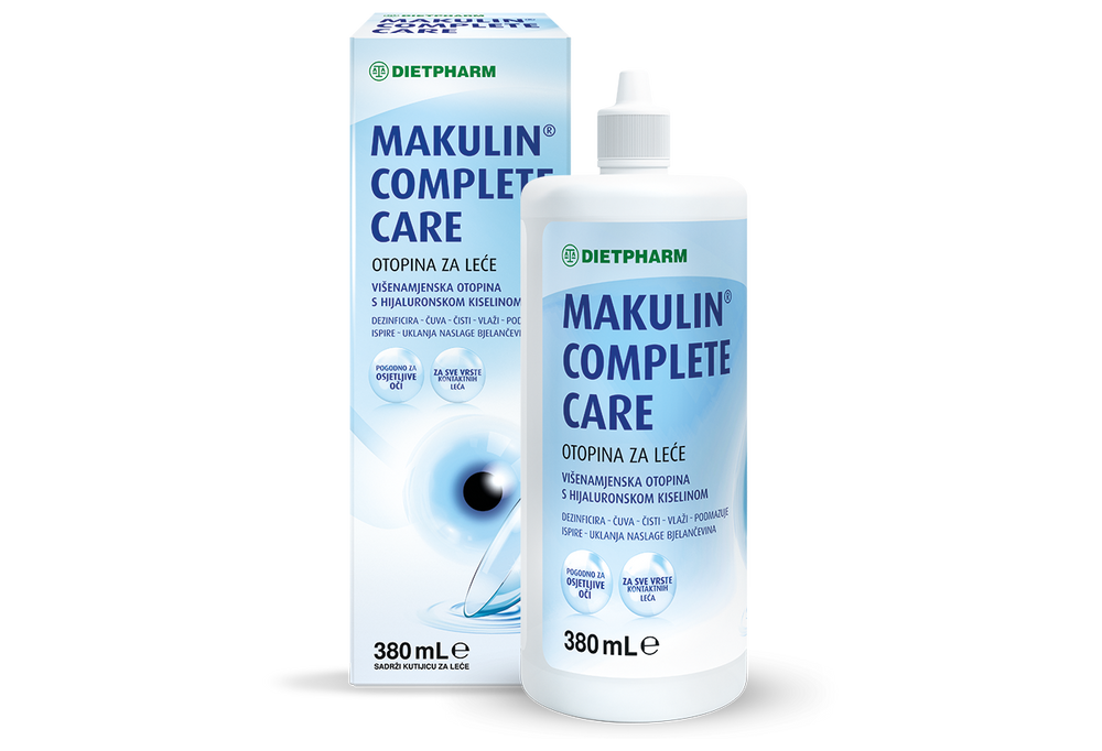 Dietpharm Makulin Complete Care, otopina za leće 380 ml