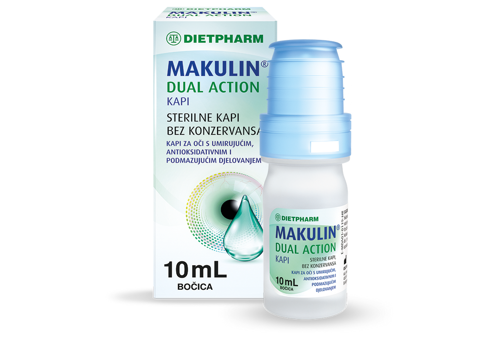 Dietpharm Makulin Dual Action kapi za oči, 10 ml
