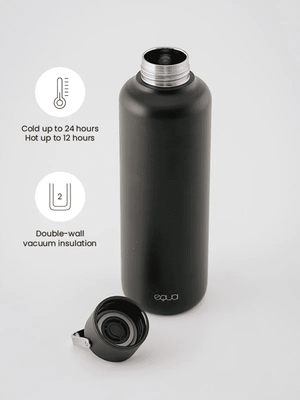 EQUA Timeless Dark termo boca 600 ml