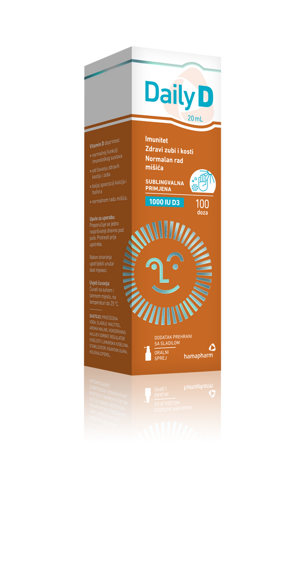 Daily D 1000 IU sprej 20 ml