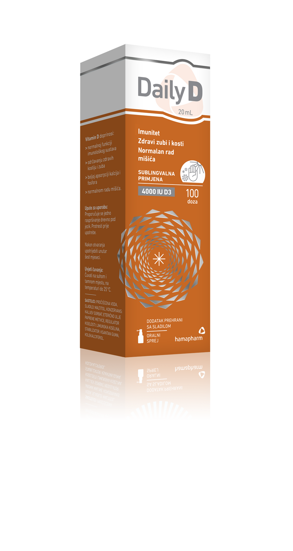 Daily D 4000 IU sprej 20 ml