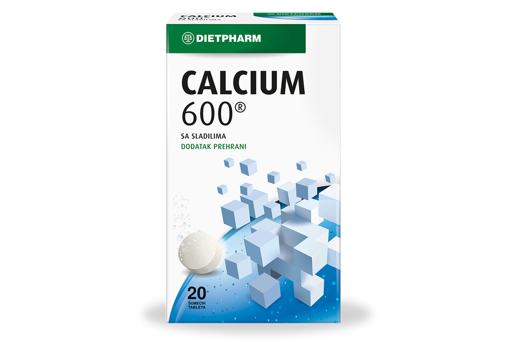Dietpharm Calcium 600® 20 šumećih tableta