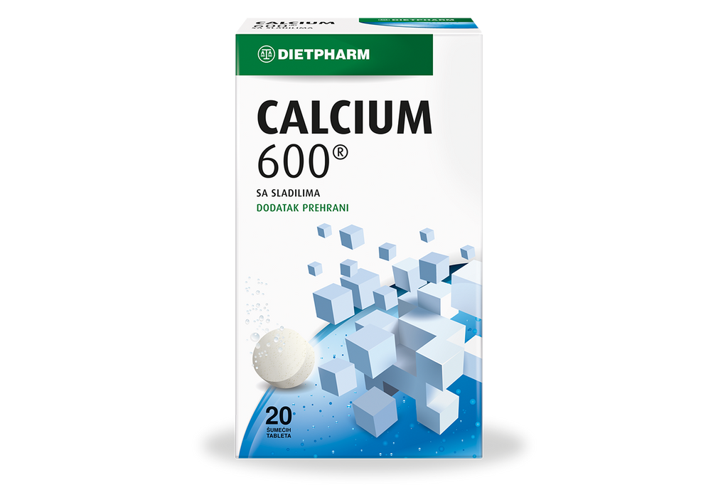 Dietpharm Calcium 600® 20 šumećih tableta