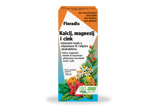 Dietpharm Floradix Kalcij, magnezij i cink tonik 250 ml