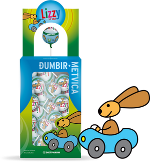 Dietpharm Lizzy se vozi lizalica