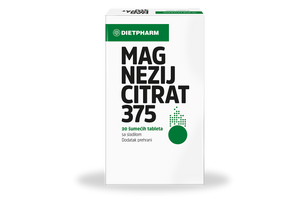 Dietpharm Magnezij Citrat 375 20 šumećih tableta