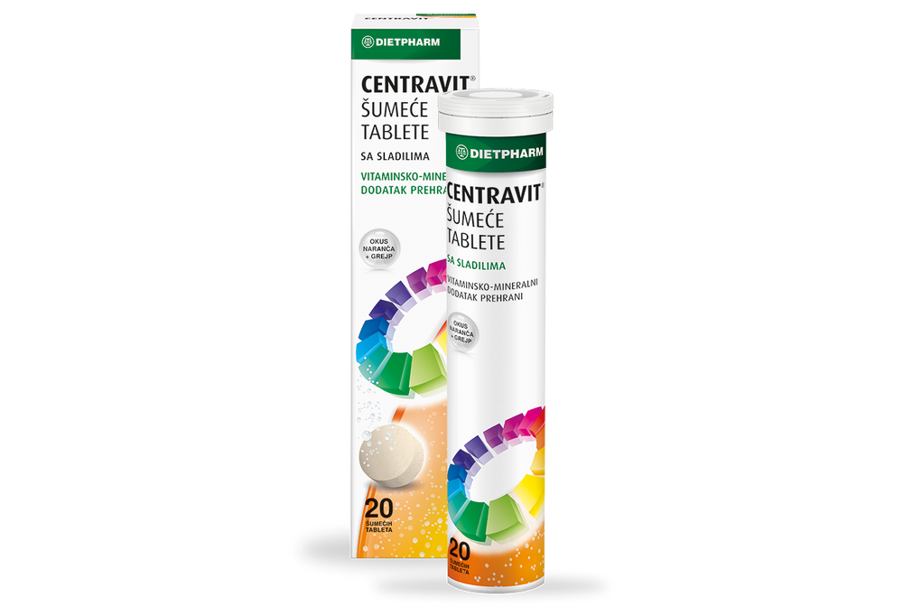 Dietpharm Centravit® 20 šumećih tableta