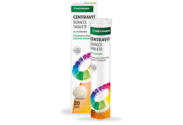 Dietpharm Centravit® 20 šumećih tableta