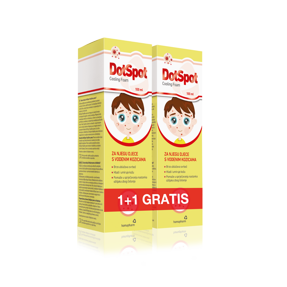 Hamapharm DotSpot pjena za kozice 100 ml 1+1 GRATIS