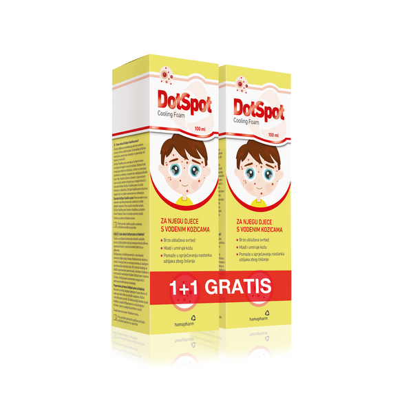 Hamapharm DotSpot pjena za kozice 100 ml 1+1 GRATIS