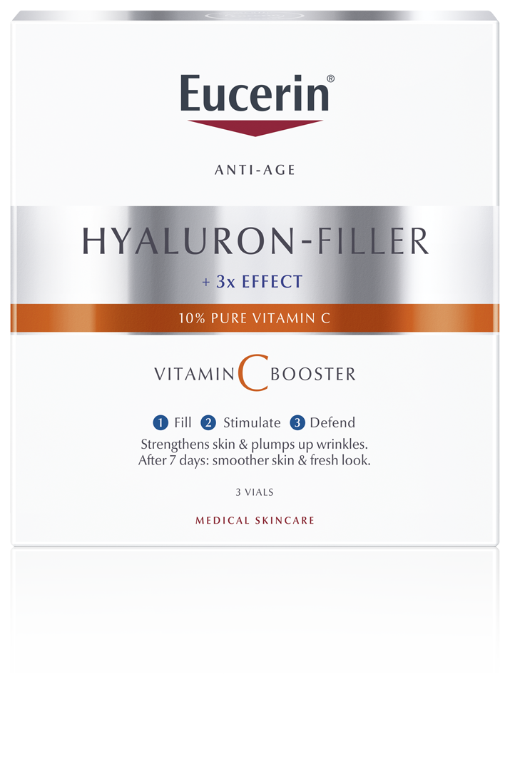 Eucerin Hyaluron-Filler 3x EFFECT Vitamin C booster, 3x8 ml