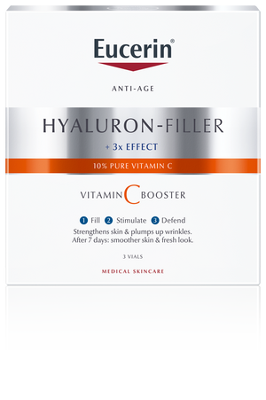 Eucerin Hyaluron-Filler 3x EFFECT Vitamin C booster, 3x8 ml
