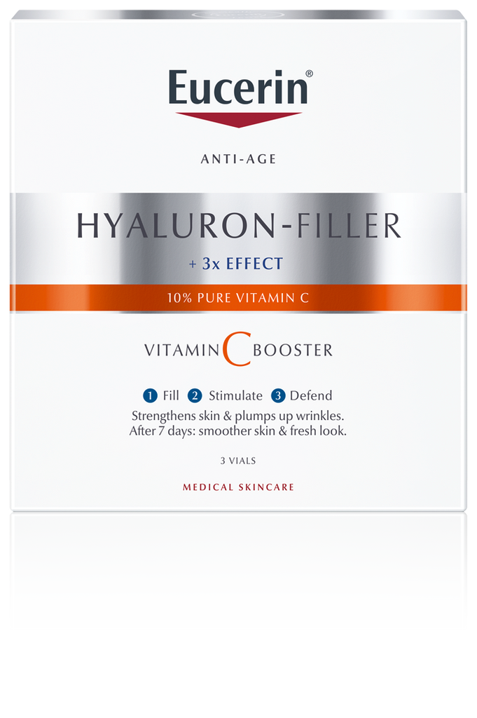 Eucerin Hyaluron-Filler 3x EFFECT Vitamin C booster, 3x8 ml