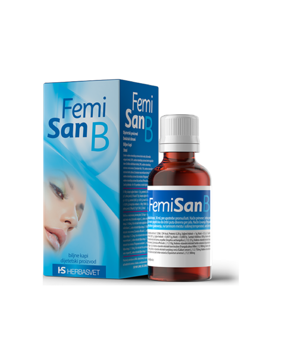 HerbaSvet Femisan B biljne kapi 30 ml