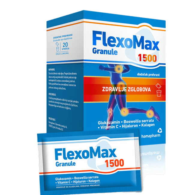 Hamapharm Flexomax 1500 granule 20 komada