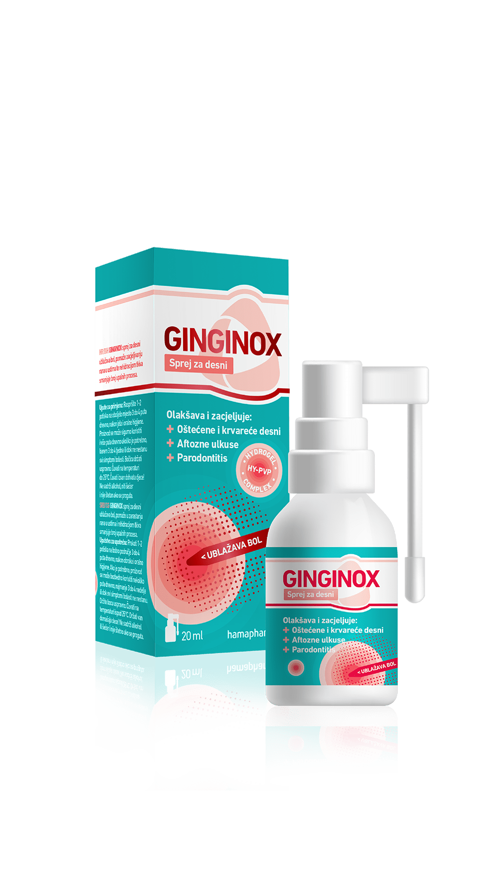 Hamapharm Ginginox sprej za desni, 20ml