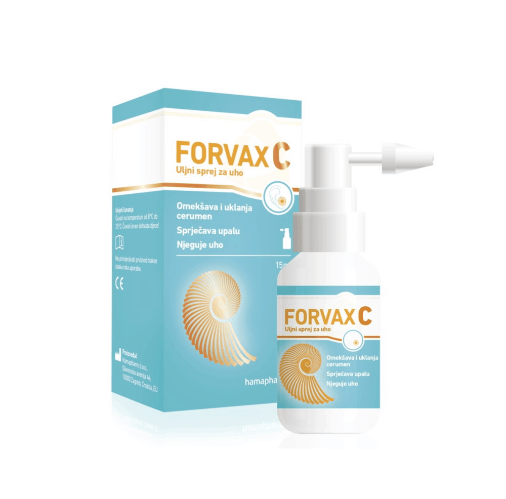 Hamapharm Forvax C uljni sprej za uho, 15 ml