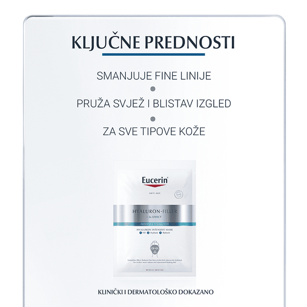 Eucerin Hyaluron-Filler 3x EFFECT maska za intenzivnu hidrataciju 1 kom