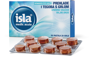 Isla Medic Acute Biljni okus 20 pastila
