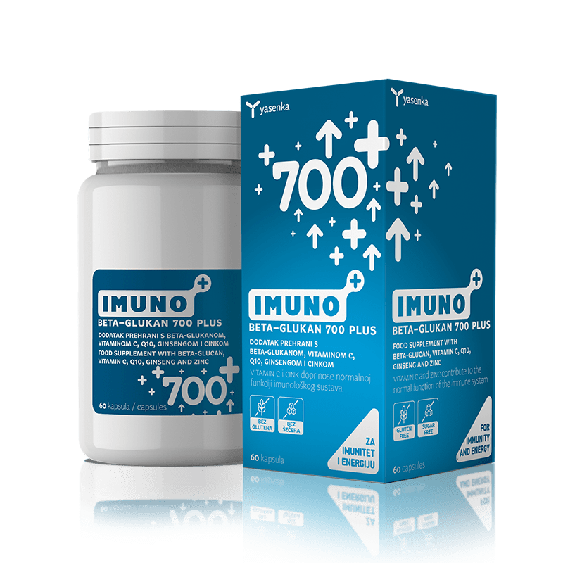 Yasenka Imuno Beta Glukan 700 plus, 60 kapsula