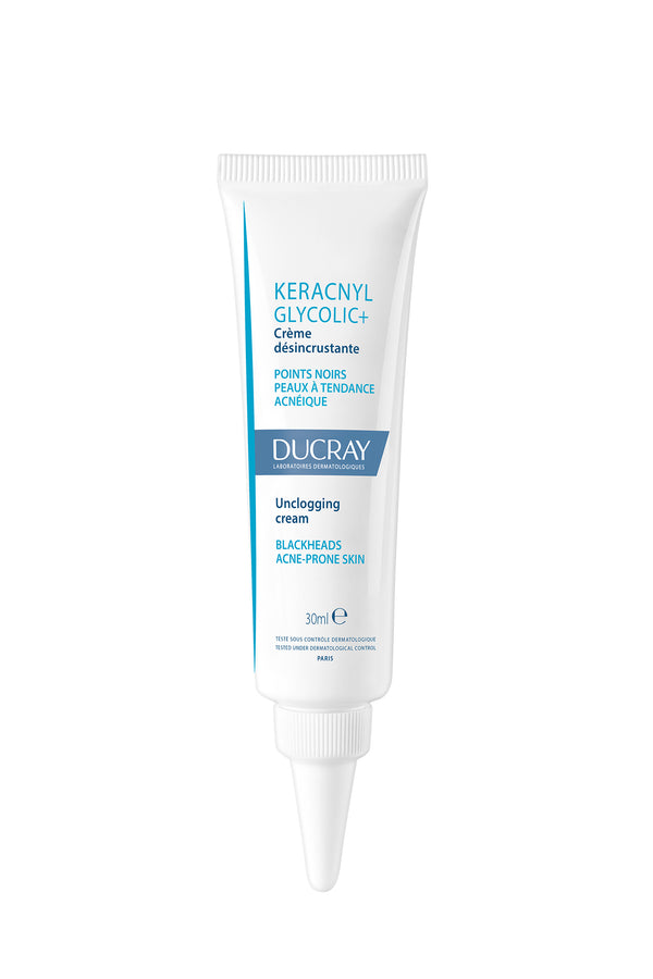 Ducray Keracnyl Glycolic+ krema za odčepljivanje pora 30 ml
