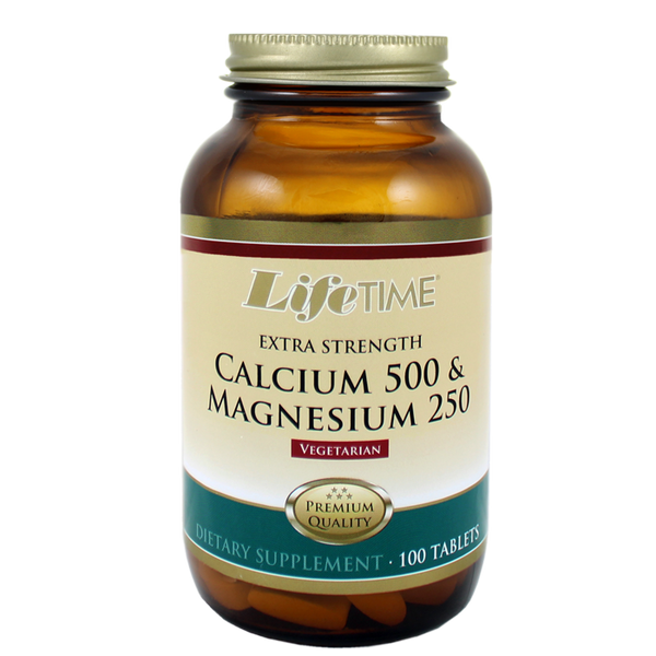 LIFETIME Kalcij 500 mg & Magnezij 250 mg 100 tableta