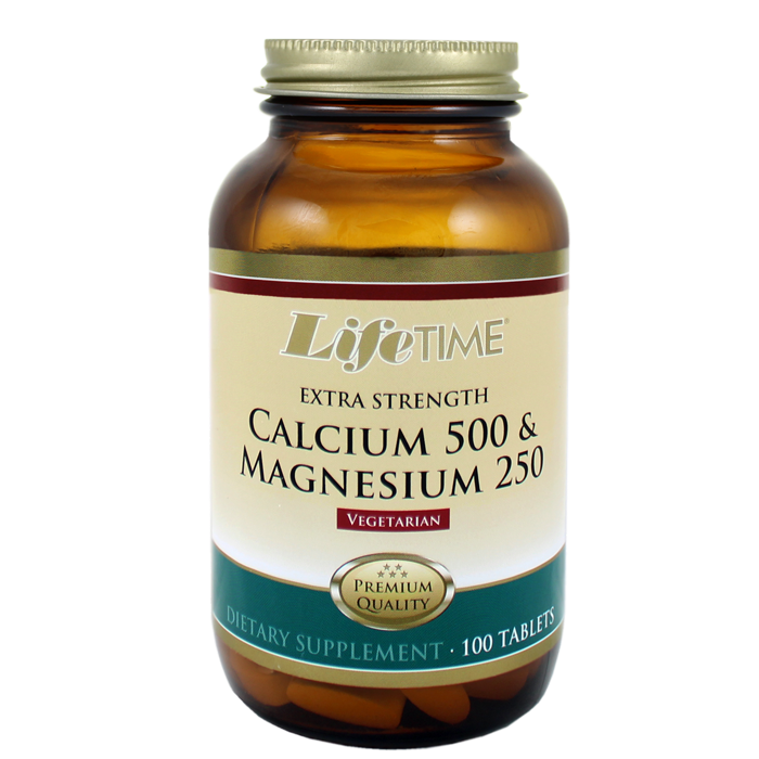 LIFETIME Kalcij 500 mg & Magnezij 250 mg 100 tableta