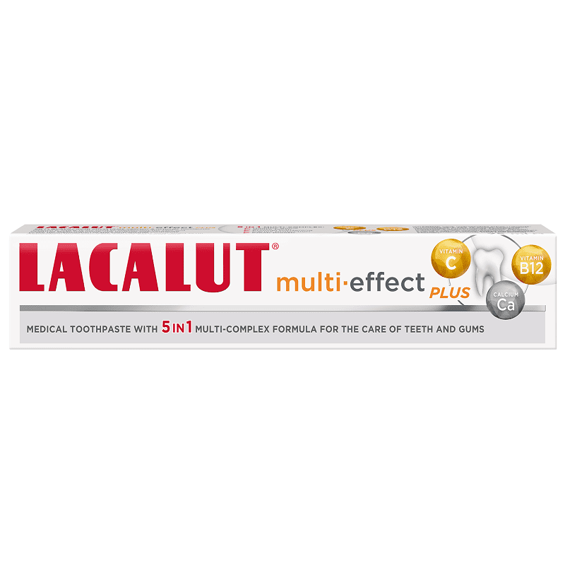 Lacalut zubna pasta Multi-effect plus vitamini & minerali 75 ml