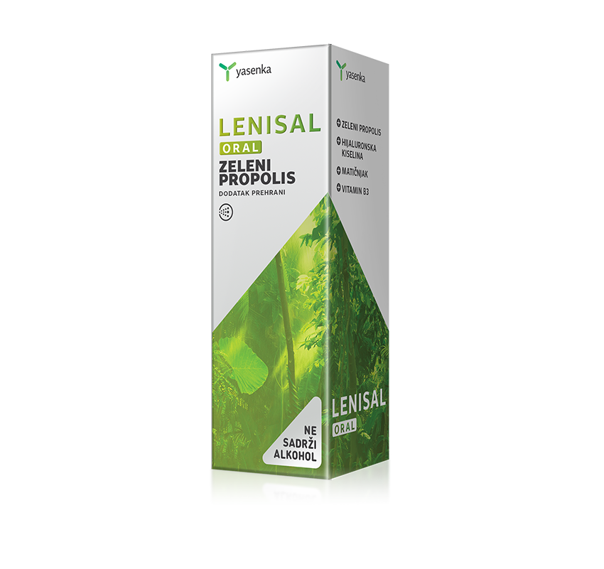 Yasenka Lenisal oral zeleni propolis sprej za usta 30 ml